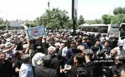 تشییع پیکر شهید مدافع حرم نورالله نوری در قم