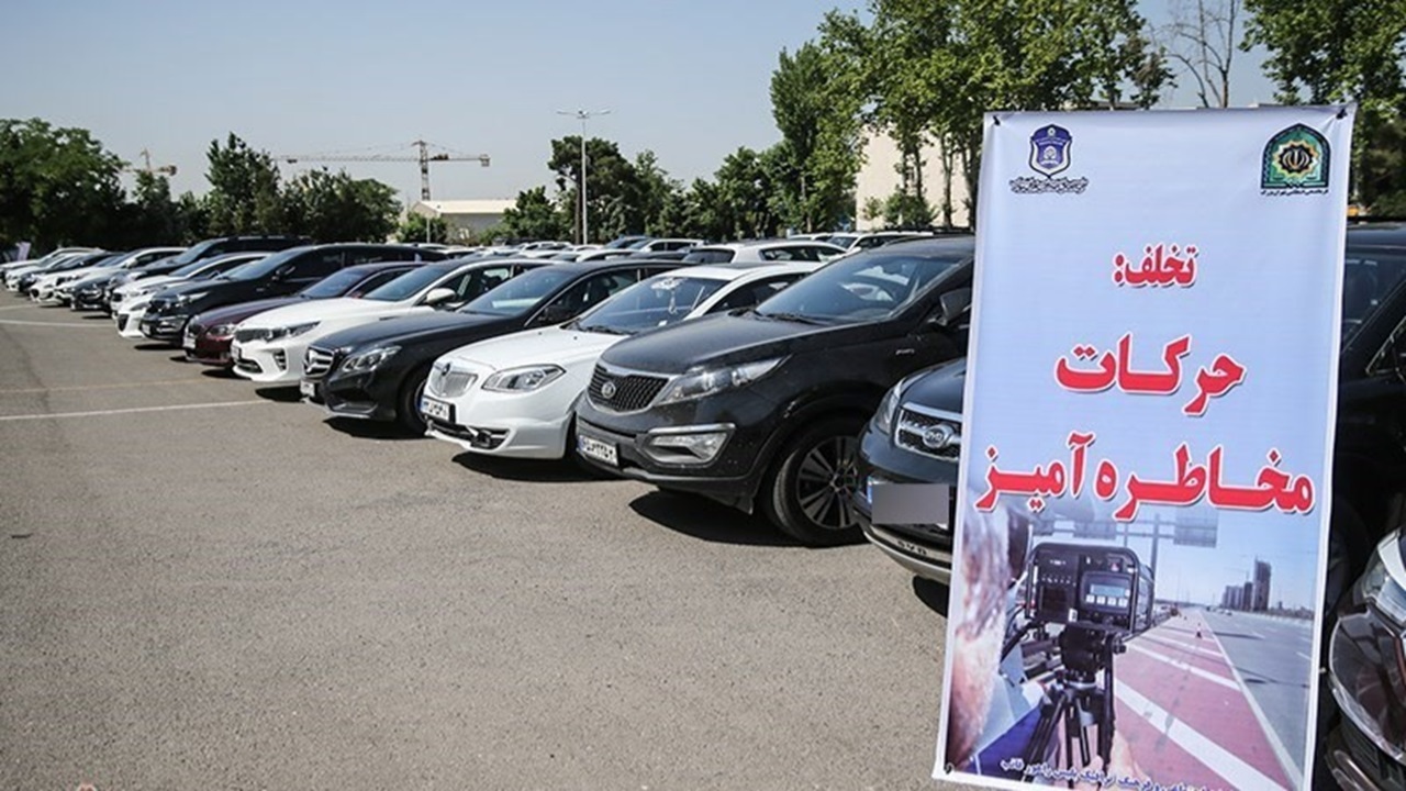 ۳۰ دستگاه خودروی متخلف در قم توقیف شد
