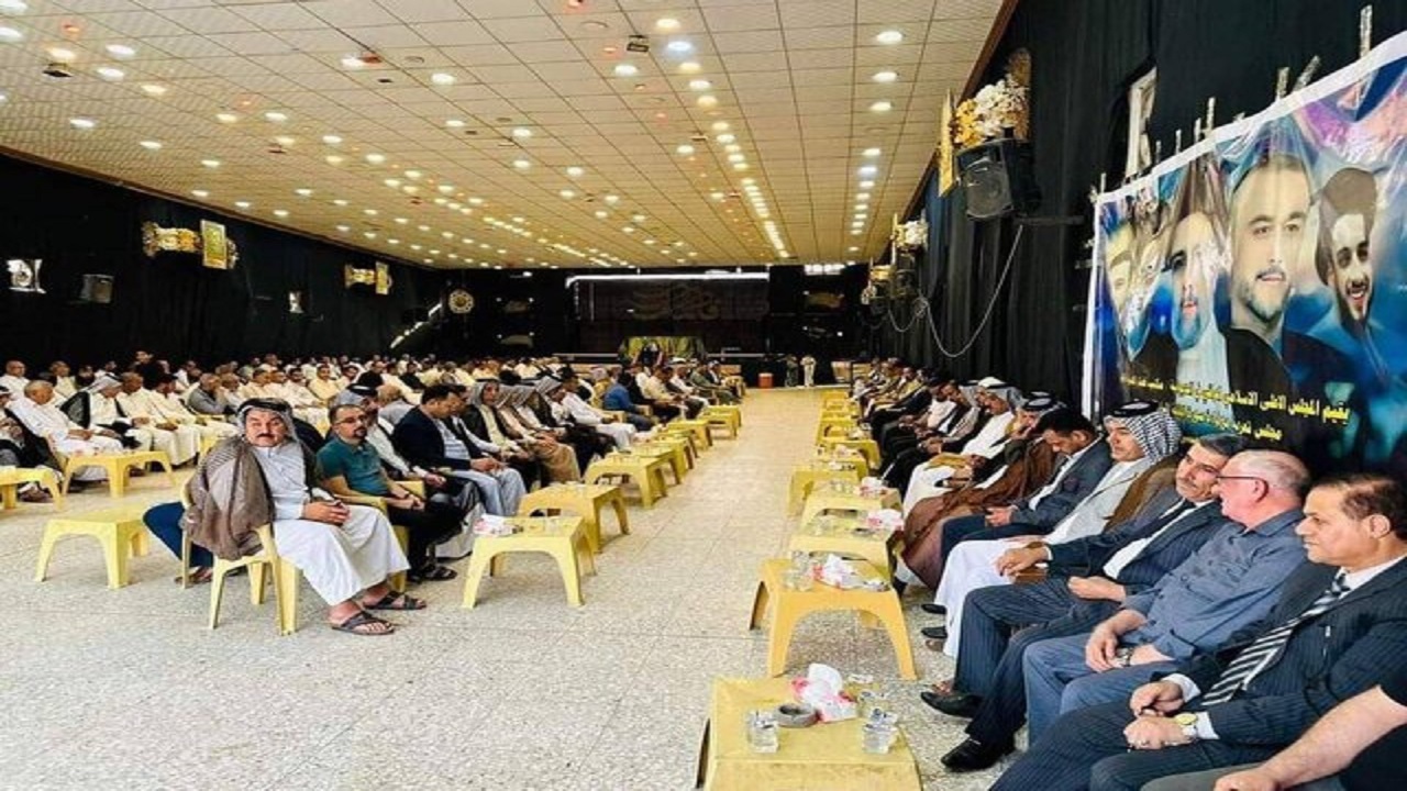 بزرگداشت شهید آیت‌الله رئیسی و همراهانش در عراق برگزار شد