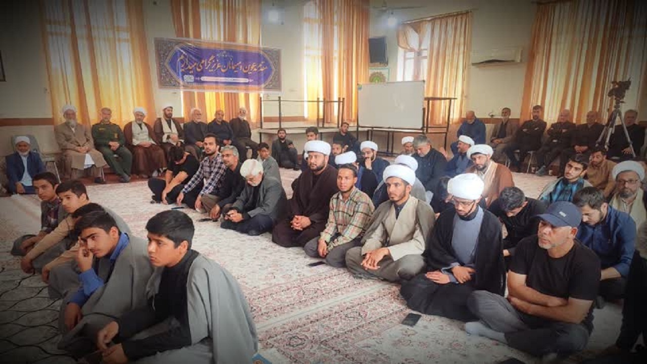 برگزاری مراسم بزرگداشت سید شهیدان خدمت درحوزه علمیه منتظریه + تصاویر