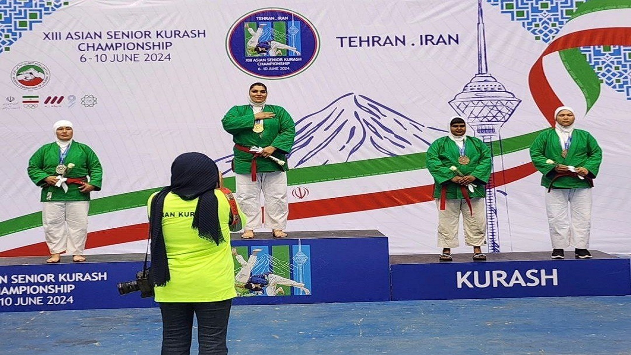 قهرمانی دختر مازندرانی در مسابقات آسیایی کوراش