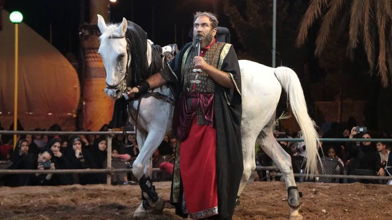 غوغای شبیه خوانان کشور در شب نهم سوگواره ملی تعزیه ده زیار