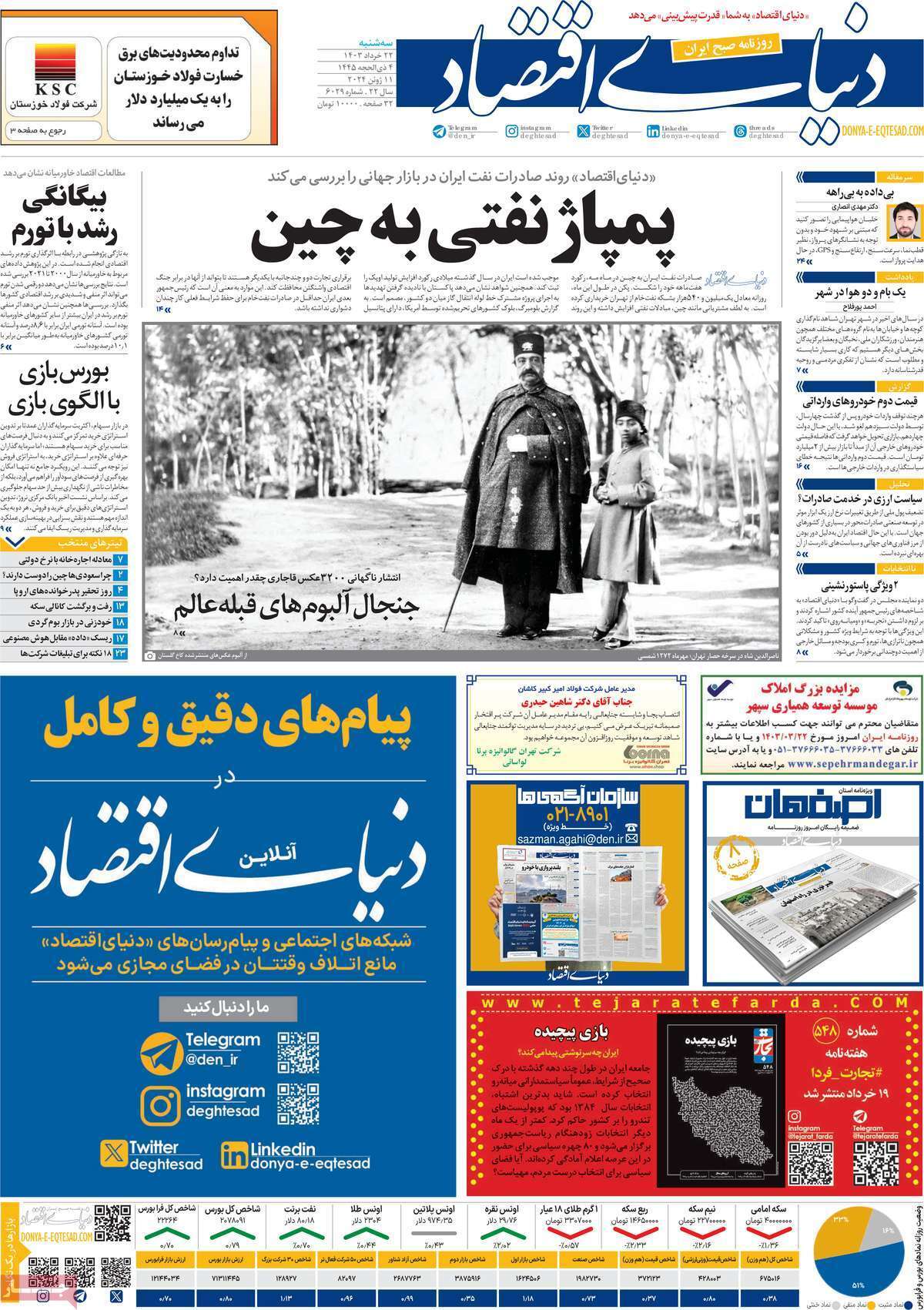 روزنامه دنیای اقتصاد