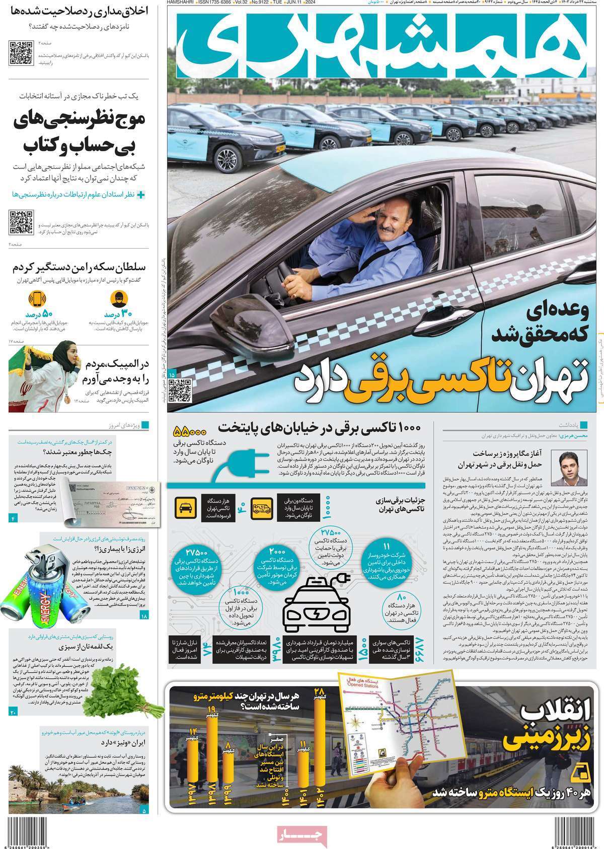 روزنامه همشهری