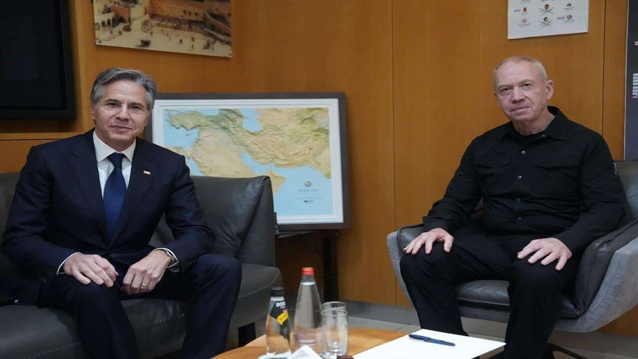 دیدار بلینکن با گالانت؛ واشنگتن به صهیونیست‌ها ضمانت امنیتی داد