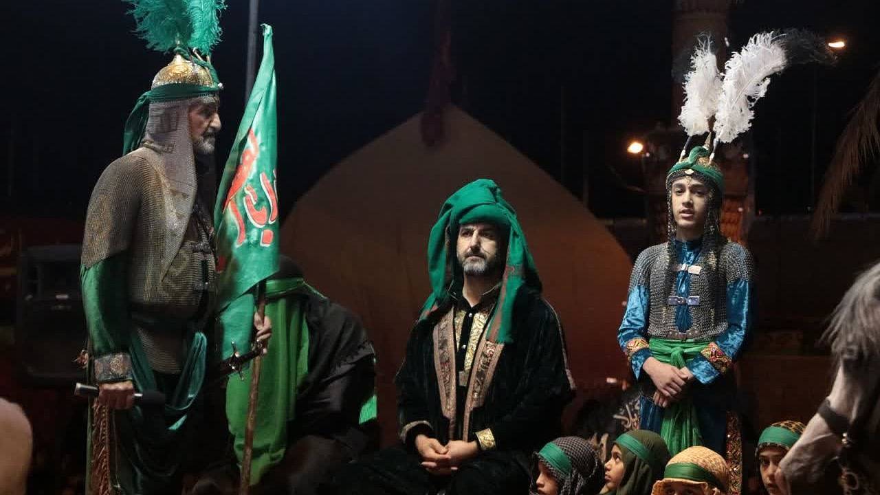 برگزاری مجلس شب دهم سوگواره ملی تعزیه در ده زیارِ کرمان