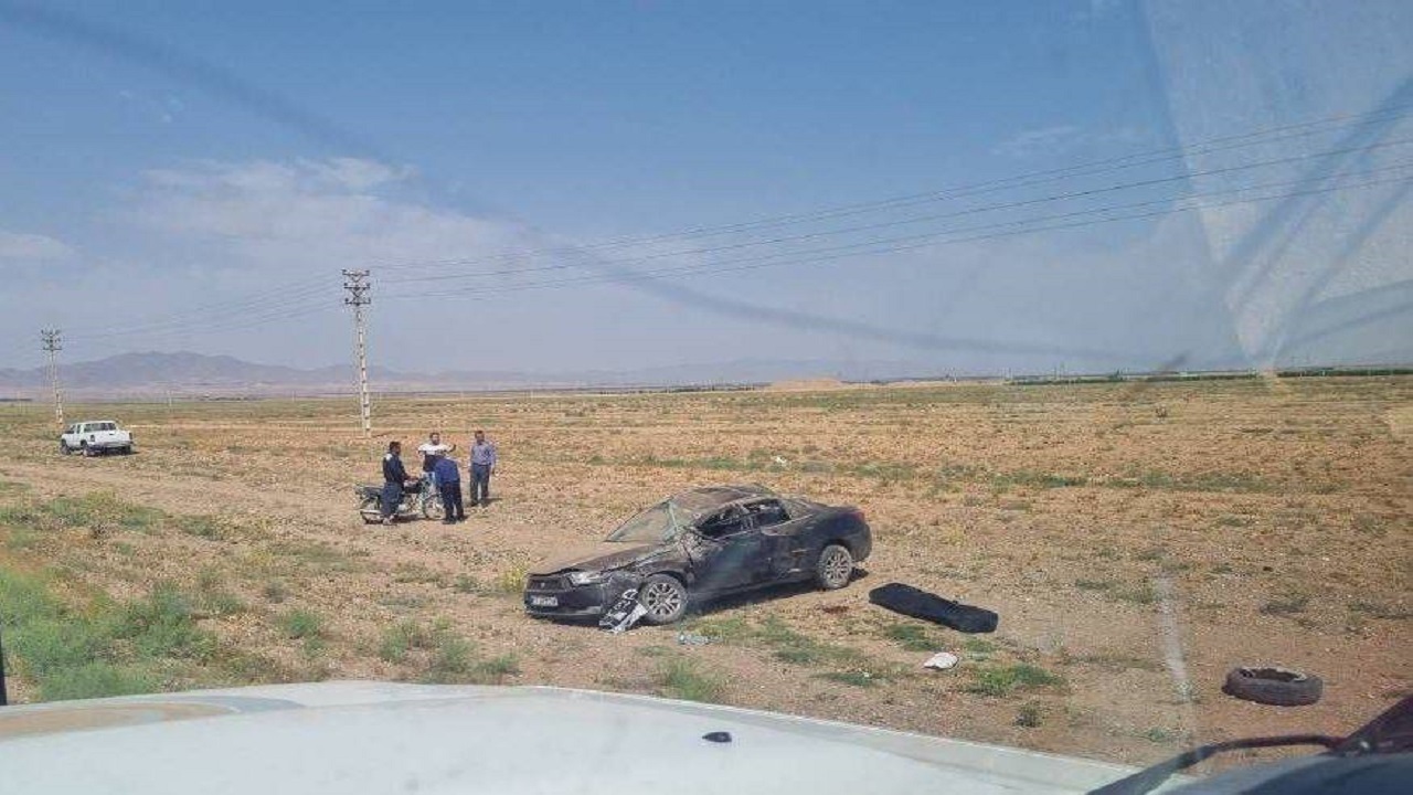 یک فوتی و ۳ مصدوم در حادثه رانندگی در محور تاکستان - همدان