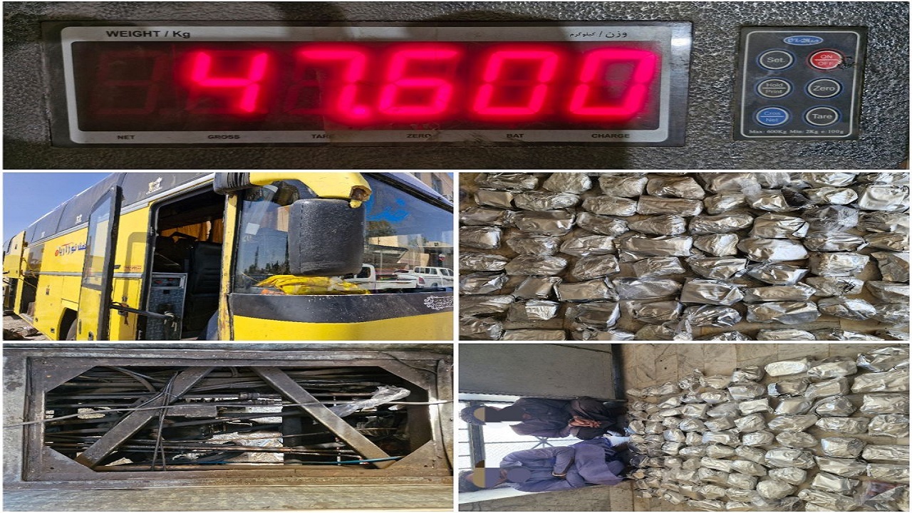 کشف بیش از ۴۷ کیلوگرم مواد افیونی در ايرانشهر