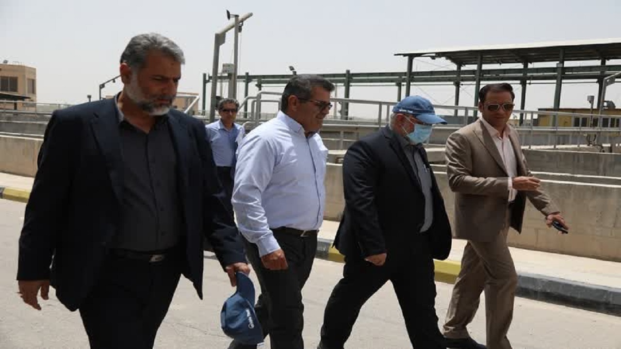 بازدید معاون برنامه ریزی آبفای کشور از تصفیه خانه شهر یزد