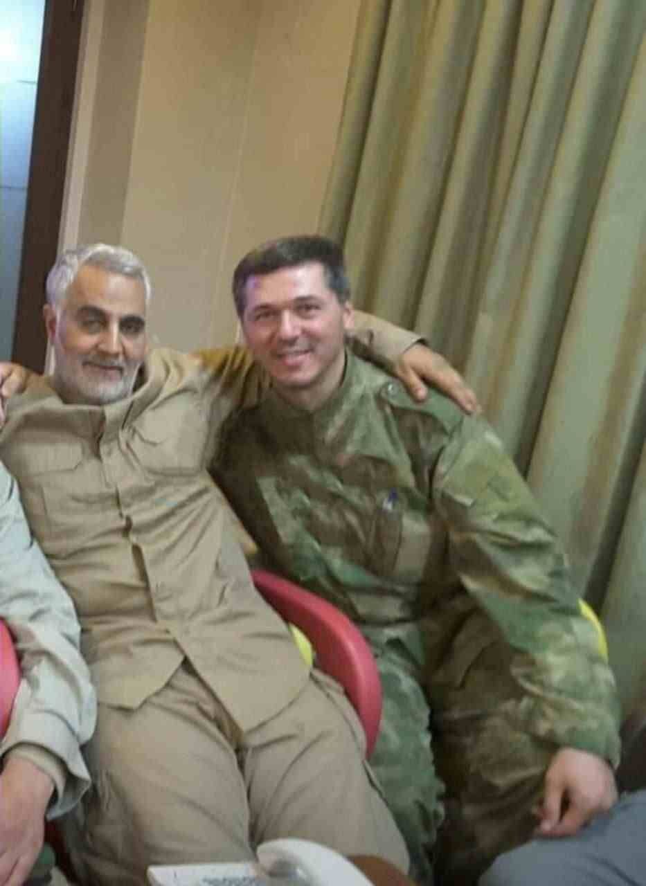 فرمانده ارشد حزب&zwnj;الله و حاج قاسم