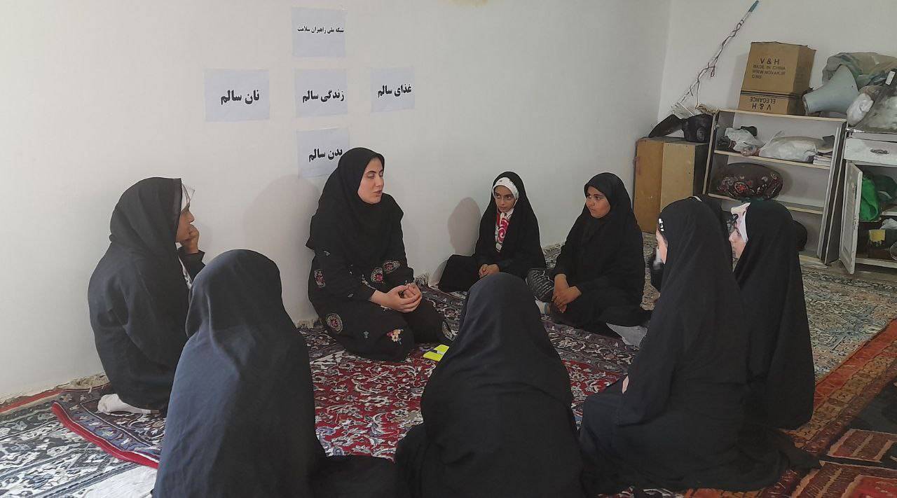 آموزش اهالی روستای گرمی برای پیوستن به چله خدمت