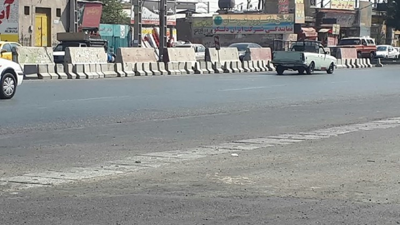دوربرگردانی در چهاردانگه که رانندگان را به دردسر انداخت