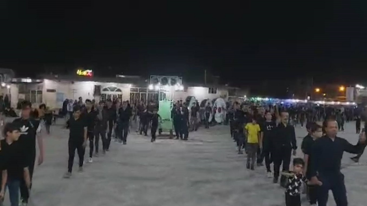 مراسم سوگواری به مناسبت شهادت حضرت مسلم بن عقیل در آران و بیدگل + فیلم