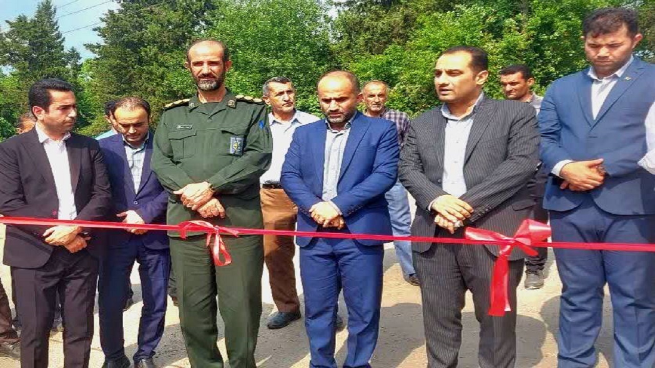 بهره برداری از عملیات روکش آسفالت ۴۹ کیلومتر از راه‌های روستایی مازندران