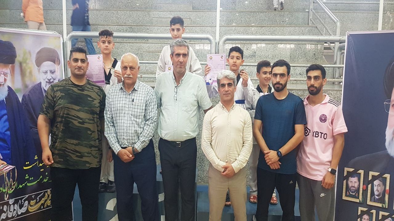 نبرد پسران خردسال تکواندو مازندران