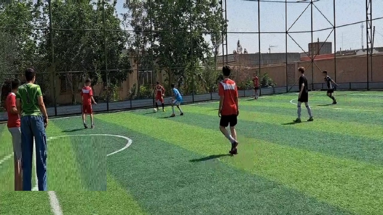 افتتاح زمین چمن مصنوعی شهید حبیبی شهرستان جعفرآباد قم