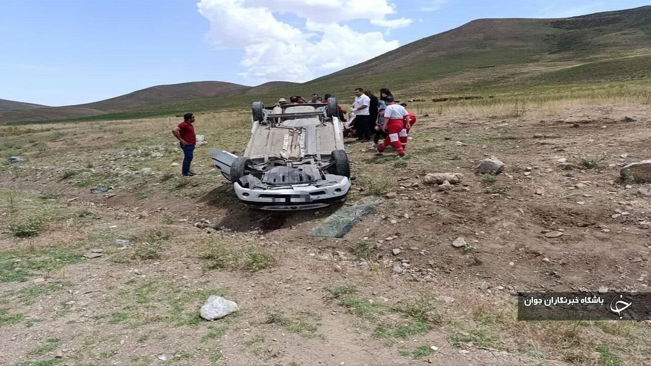 مصدوم‌شدن ۴ نفر در سانحه رانندگی در محور پیرانشهر- نقده