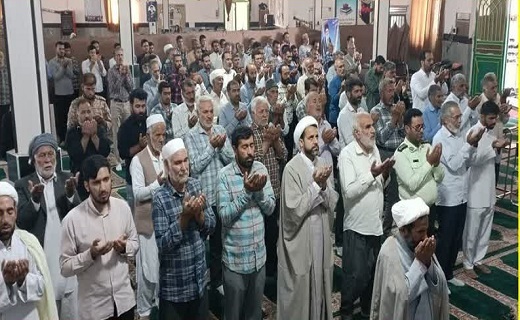 اقامه نماز عید قربان در خراسان جنوبی + تصاویر