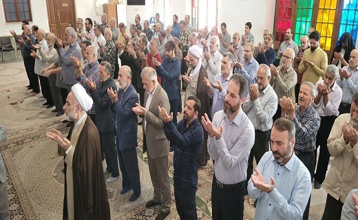 برپایی نماز عید قربان، عید بندگی در گیلان + تصاویر