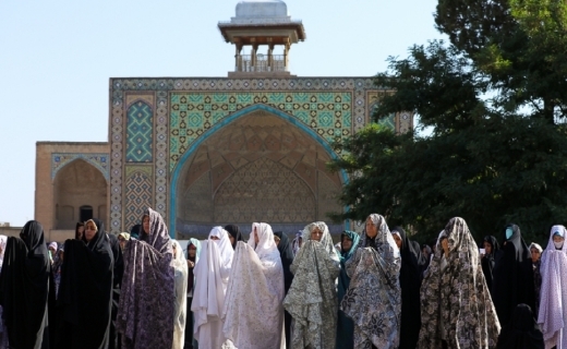 اقامه نماز عید قربان در قزوین+ تصاویر
