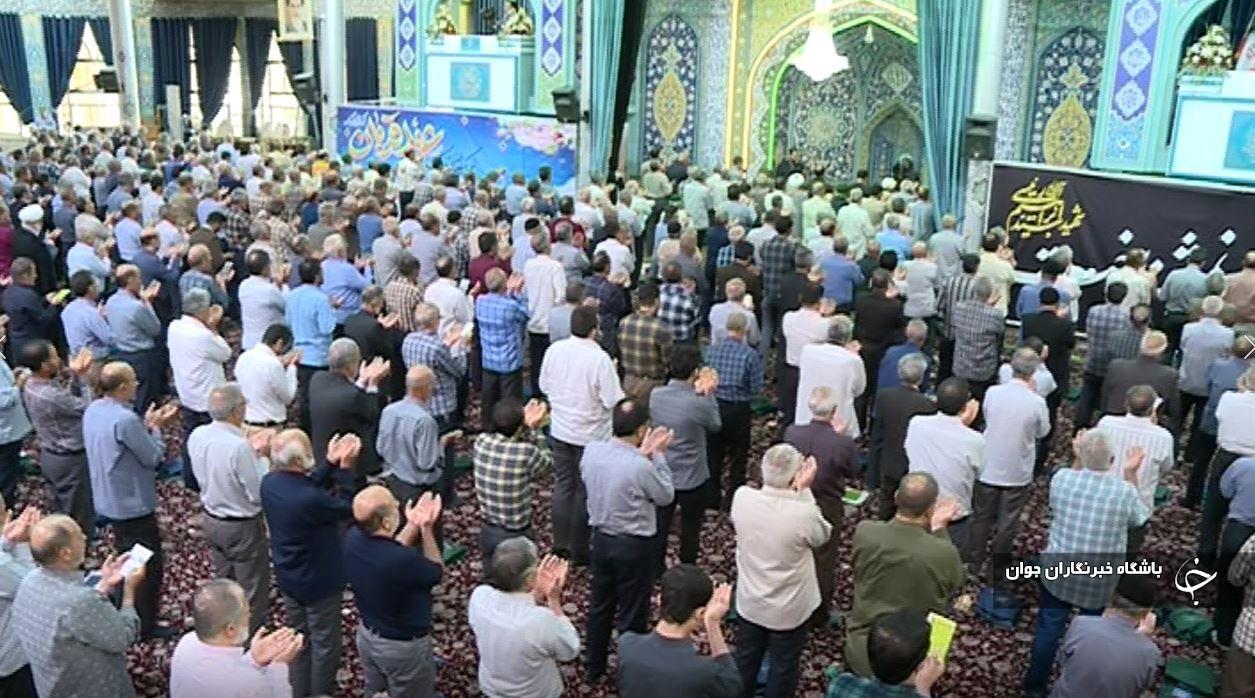 نماز عید قربان در مصلی بیت‌ المقدس اراک اقامه شد