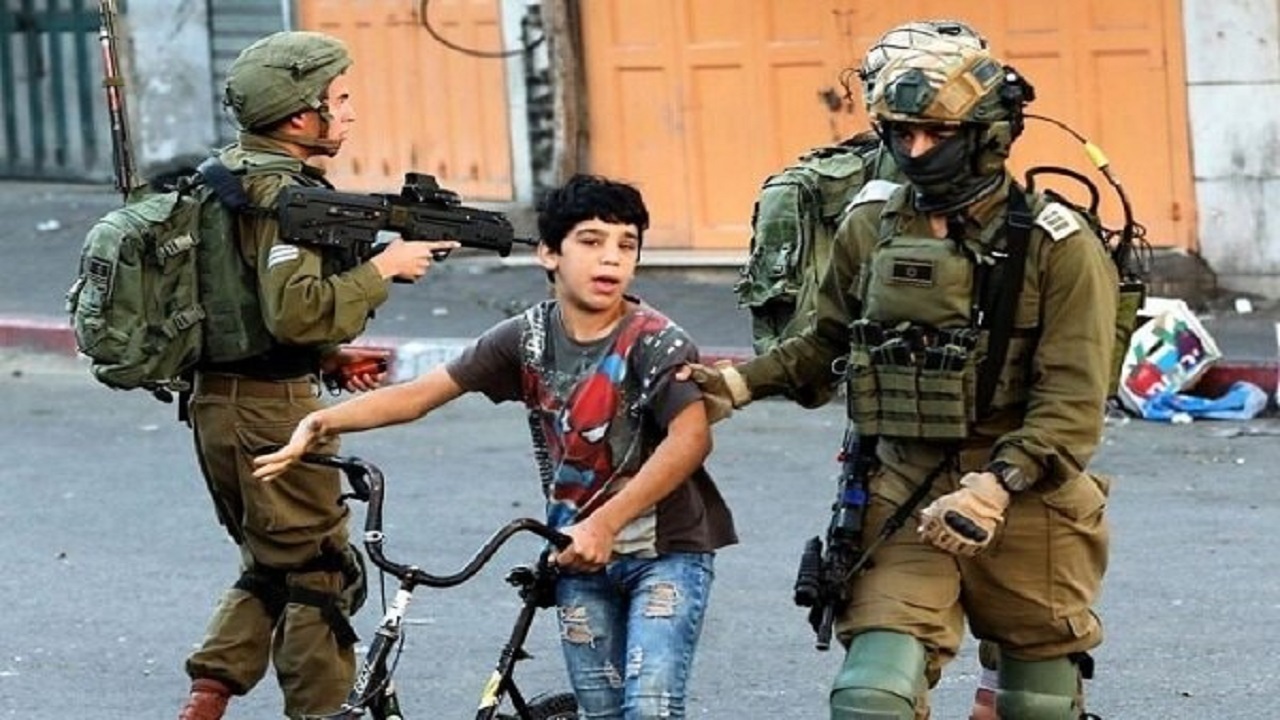 اسارت ۶۴۰ کودک فلسطینی در کرانه باختری