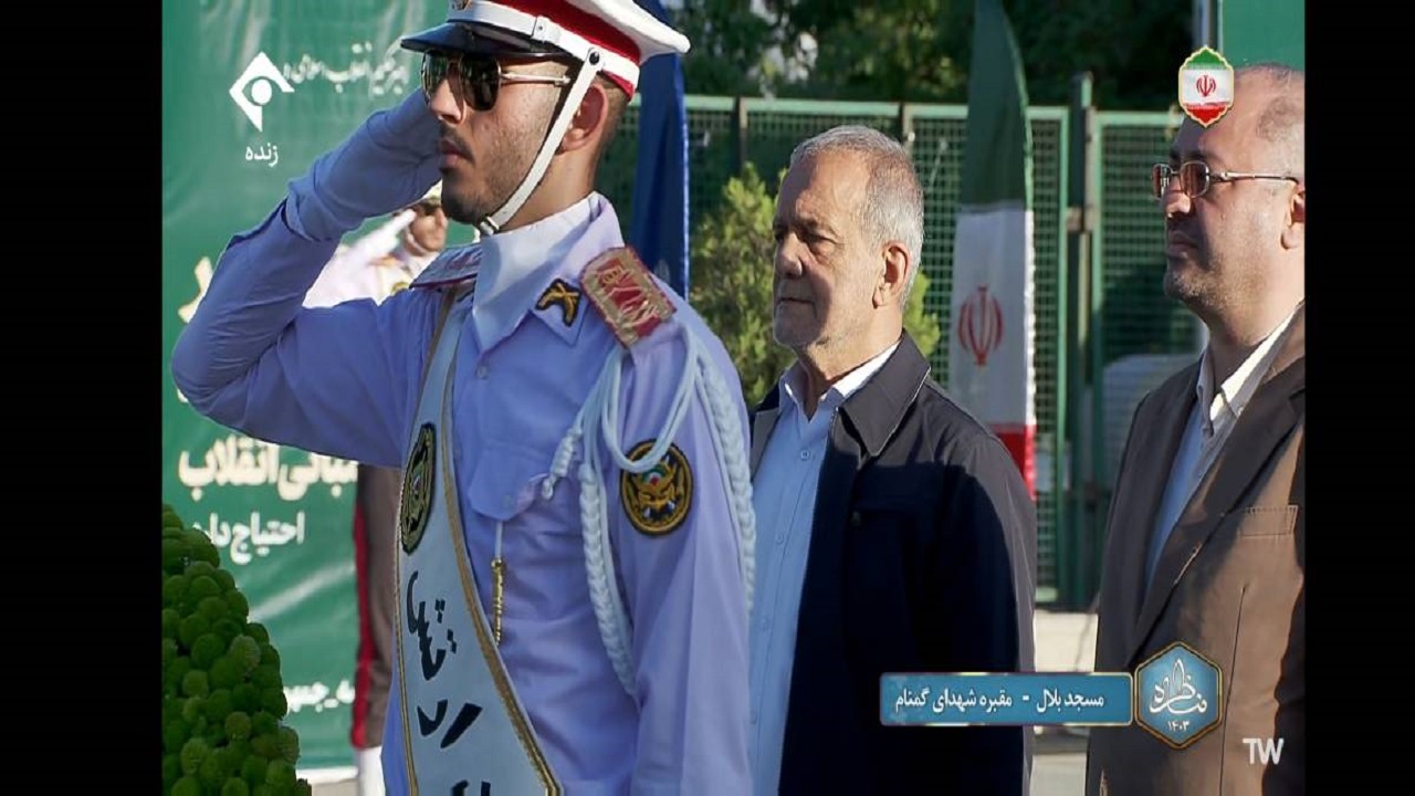 مسعود پزشکیان وارد صدا و سیما شد + فیلم