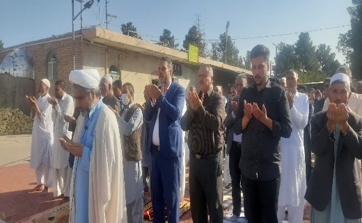 برگزاری نماز عید قربان توسط اتباع افغانستانی