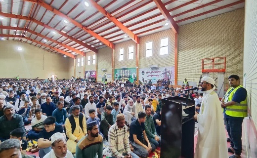 برگزاری نماز عید قربان توسط اتباع افغانستانی