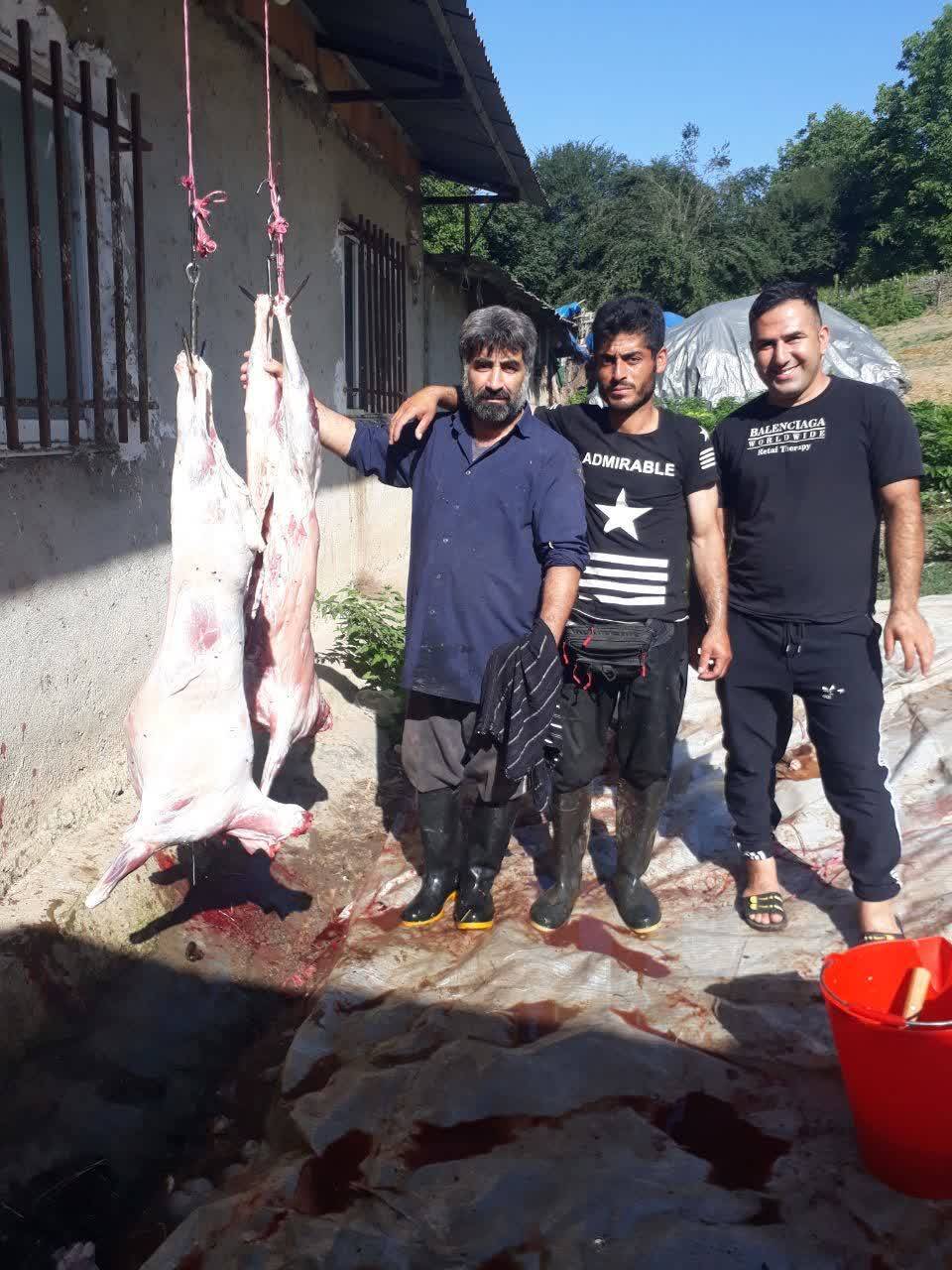 عید قربان در روستای شیرداری