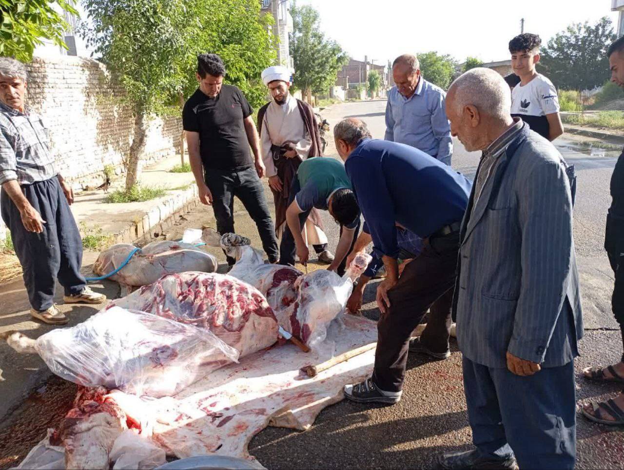 ذبح گوسفند در چهاربرج