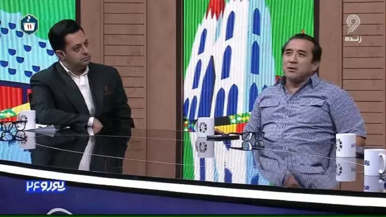 عذرخواهی رسول مجیدی از خداداد عزیزی روی آنتن زنده + فیلم