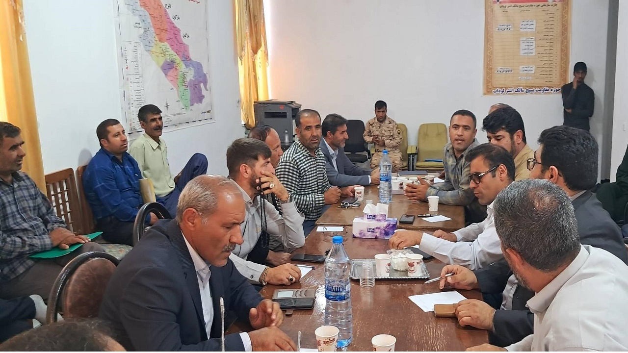 رفع مشکلات حوزه آب بخش لوداب با همکاری بسیج سازندگی