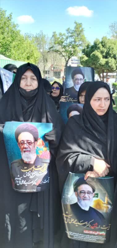 حضور بانوان در مراسم تشییع آل هاشم