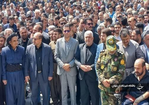 مهابادی ها یاد و خاطره شهیدجمهور را گرامی داشتند