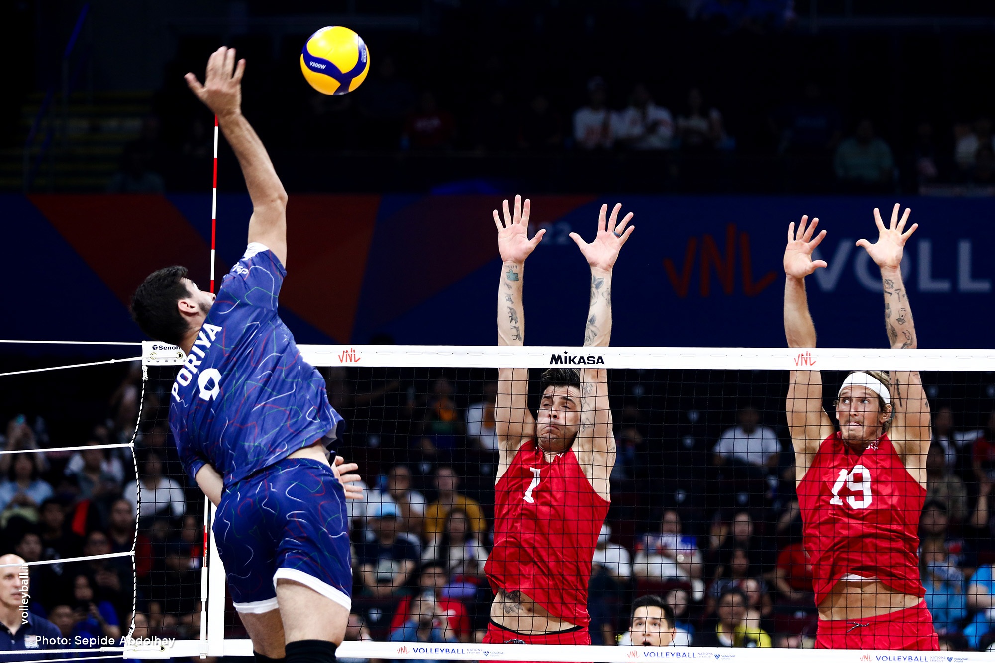 بازی ایران و آمریکا در هفته سوم لیگ ملت&zwnj;ها