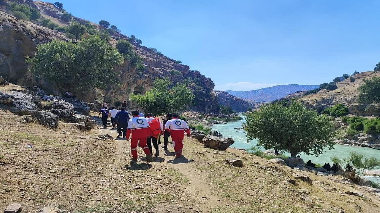 پیدا شدن جسد جوان غرق شده در رودخانه خرسان