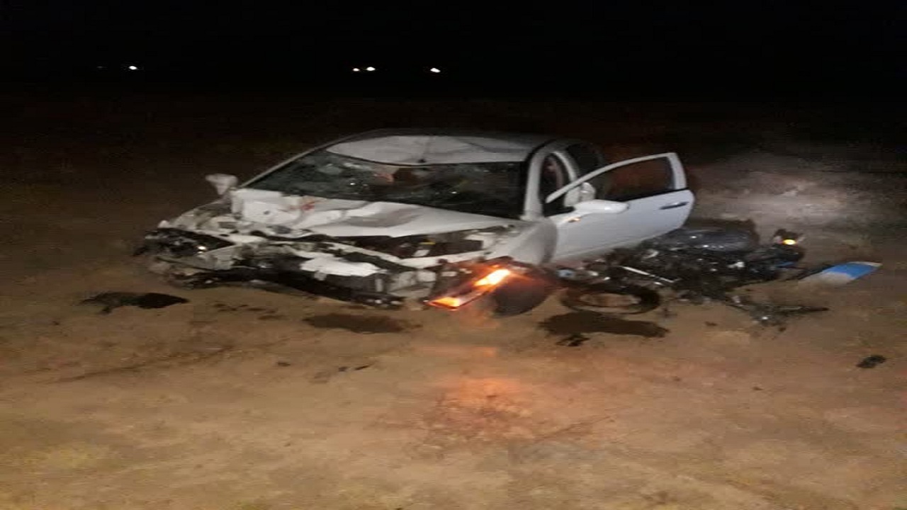 مرگ دو جوان موتور سوار در جاده قدیم سلفچگان به ساوه