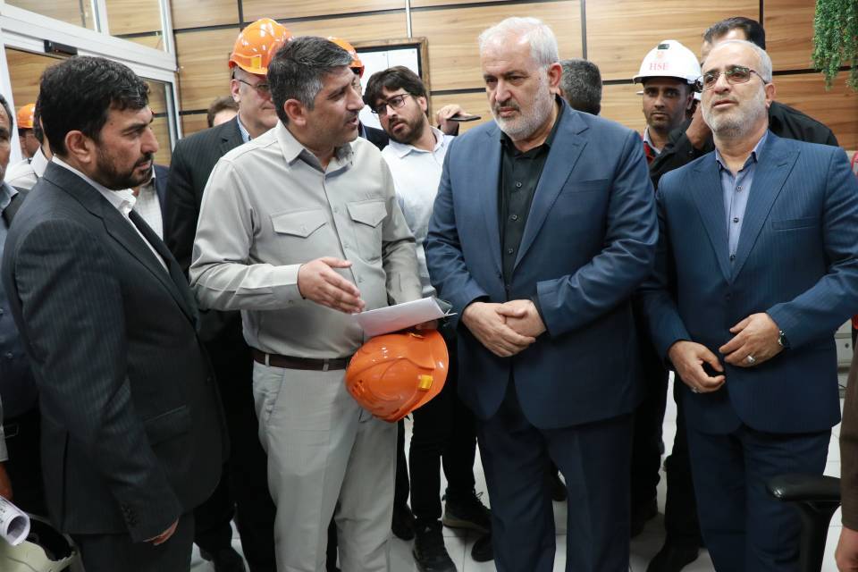 کارخانه تغلیظ سرباره مس سرچشمه باحضور وزیر صمت به بهره برداری رسید