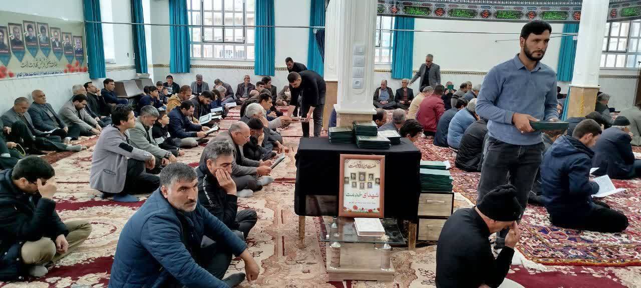 مراسم بزرگداشت آیت الله رئیسی در کلوانق