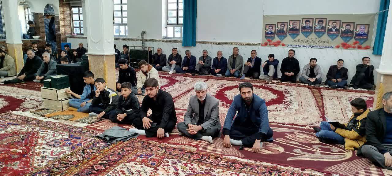 مراسم بزرگداشت شهید رئیسی در کلوانق