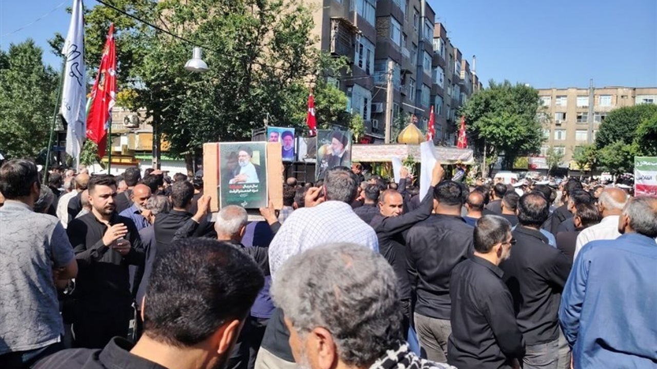 پیکر شهید‌‌ موسوی در جوار حضرت عبدالعظیم حسنی آرام گرفت+ فیلم