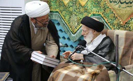 دیدار مدیران پژوهشی و محققین عتبه عباسیه با آیت الله شبیری زنجانی
