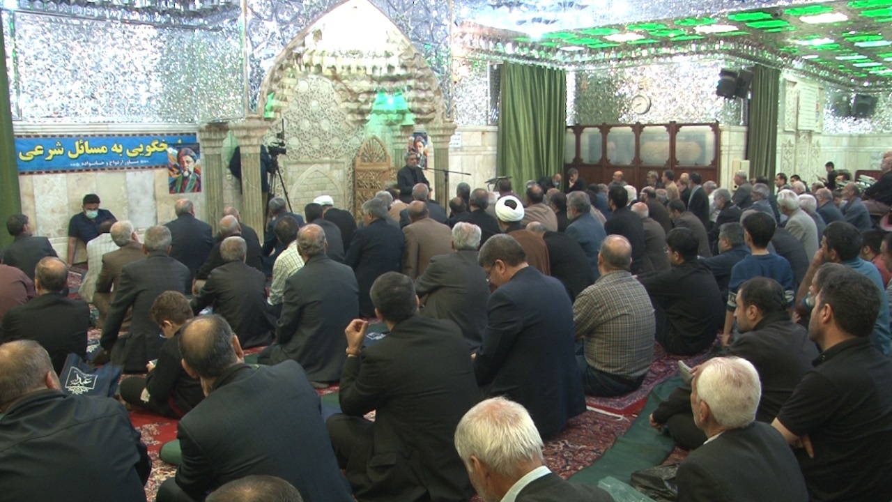 گرامیداشت یاد شهدای خدمت در امامزاده عبدالله همدان