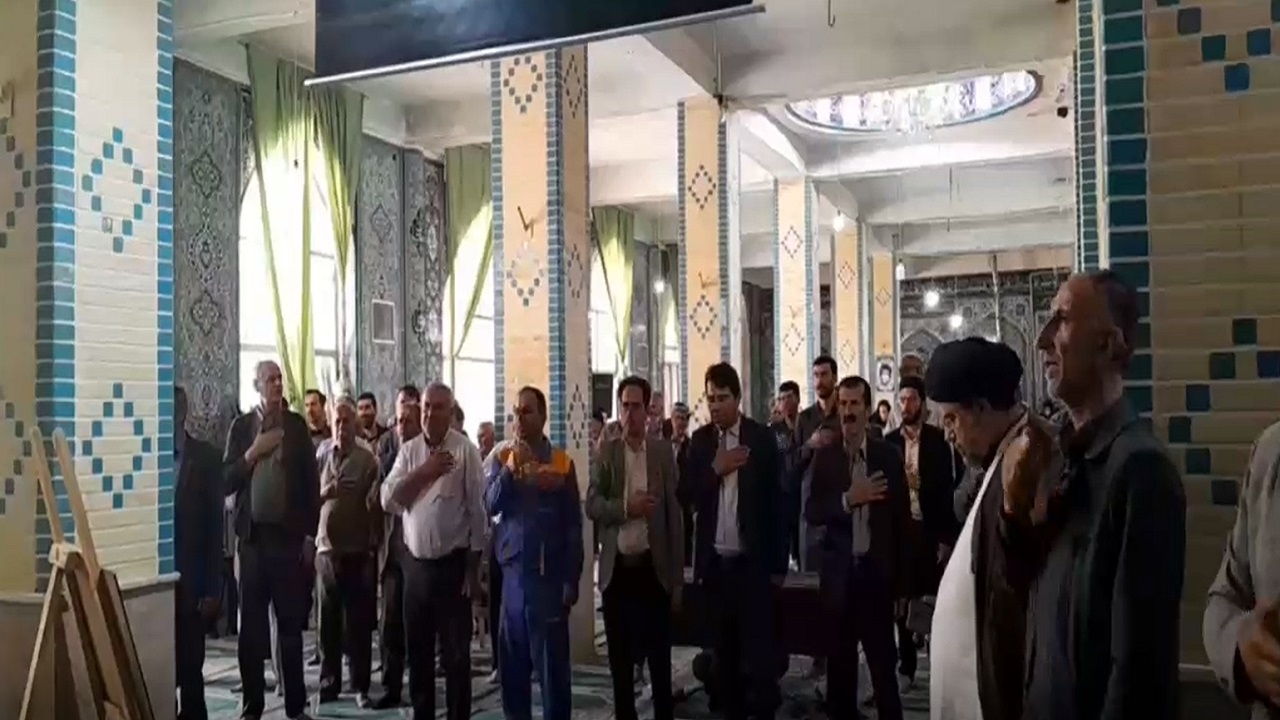 عزاداری مردم ناغان در رثای رئیس جمهور شهید و همراهانش + فیلم
