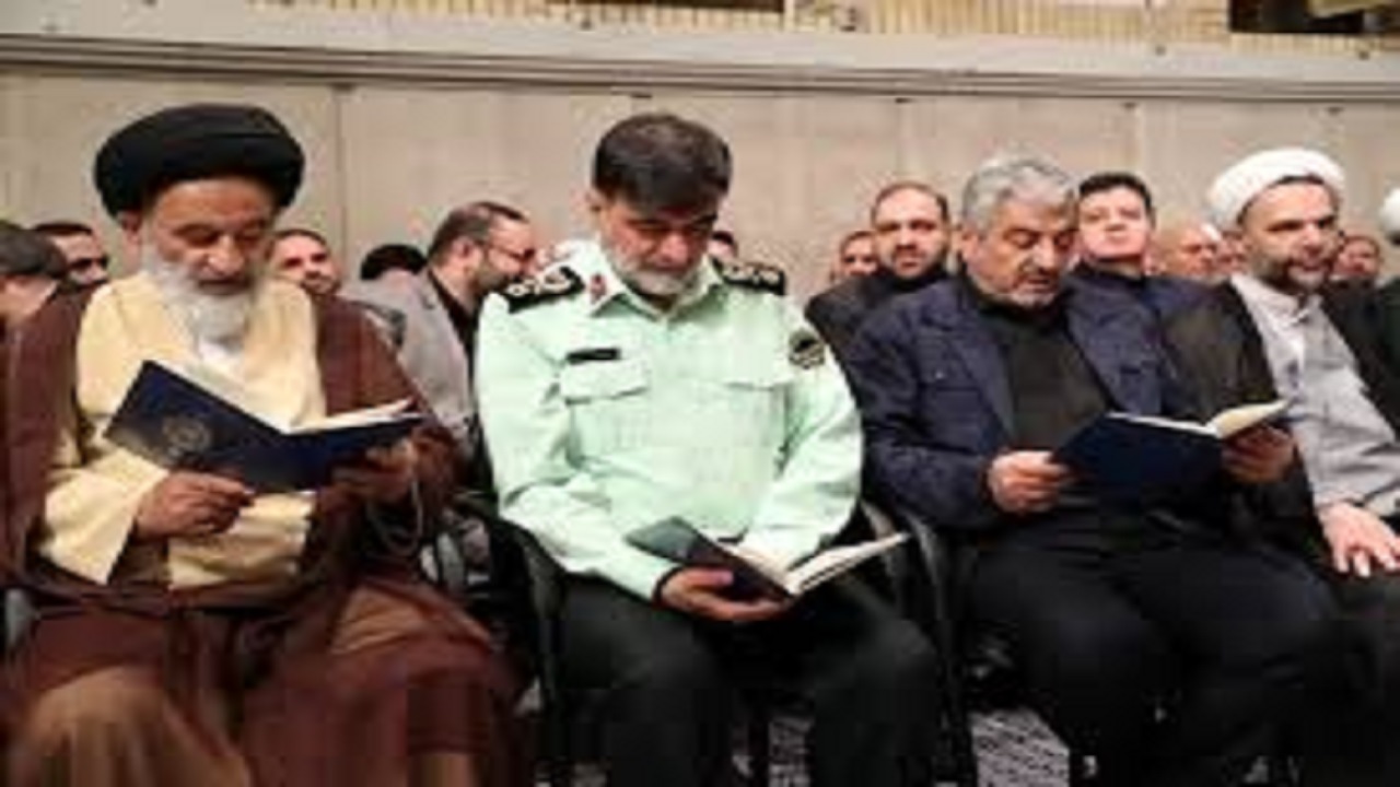 حضور سردار رادان در مراسم بزرگداشت رئیس جمهور فقید و همراهانش + فیلم