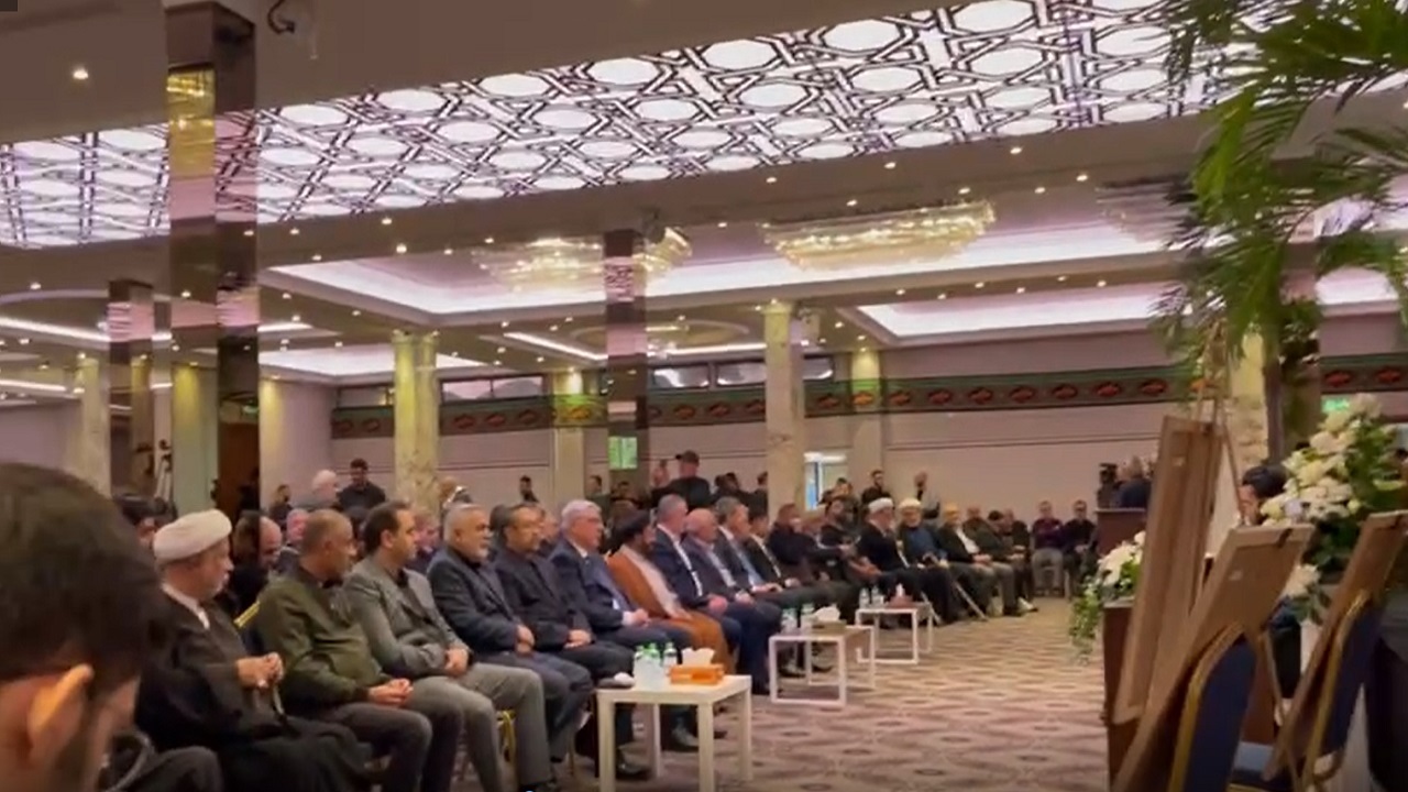 برگزاری مراسم یادبود شهید آیت الله رئیسی و همراهان گرامی ایشان در لندن + فیلم