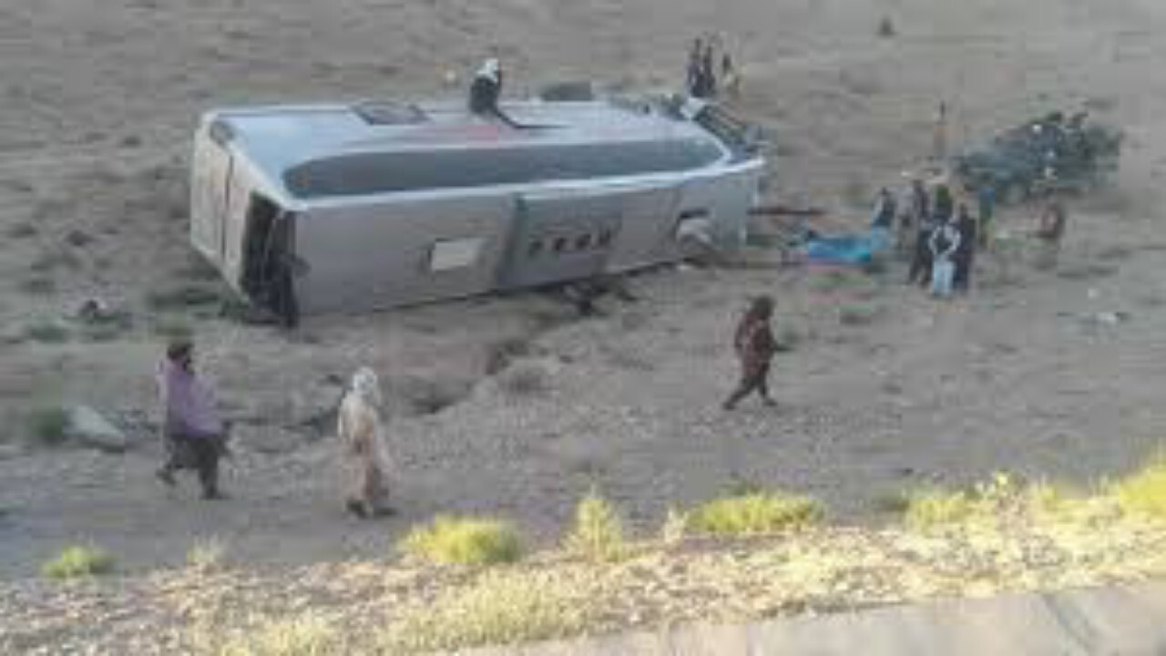وقوع حادثه ترافیکی در زابل افغانستان
