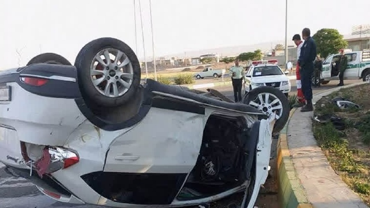 سرعت غیرمجاز منجر به مرگ راننده شد