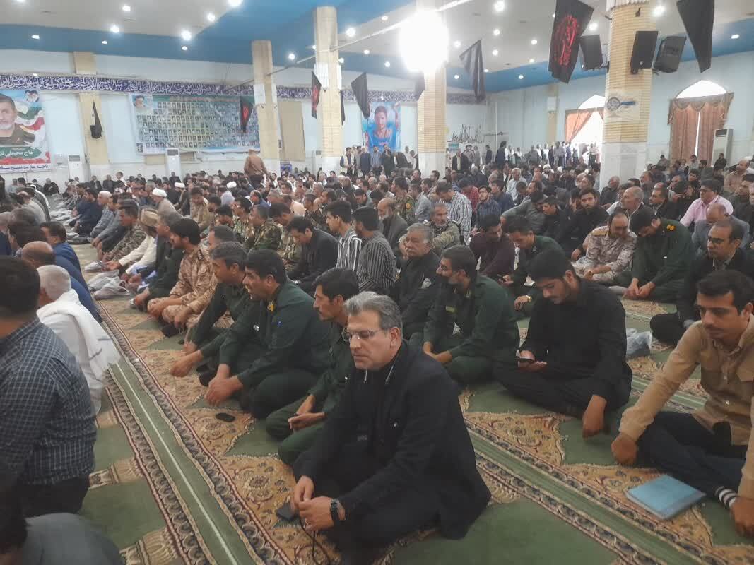 مراسم بزرگداشت آیت الله رئیسی و همراهان در زابل